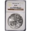 Image 1 : 2003 AMERICAN SILVER EAGLE, NGC MS-69
