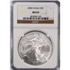 Image 1 : 2004 AMERICAN SILVER EAGLE, NGC MS-69