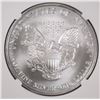 Image 3 : 2004 AMERICAN SILVER EAGLE, NGC MS-69