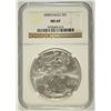 Image 1 : 2008 AMERICAN SILVER EAGLE, NGC MS-69