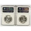 Image 2 : LOT OF ( 2 ) 1958-D FRANKLIN HALF DOLLARS, NGC MS-64 FBL