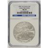Image 1 : 2007 W AMERICAN SILVER EAGLE EARLY RELEASES, NGC MS-70