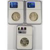 Image 2 : SET OF 1938 P,D,S BOONE COMMEN HALF DOLLAR'S NGC MS-65'S