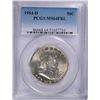 Image 1 : 1954-D FRANKLIN HALF DOLLAR, PCGS MS-64 FBL