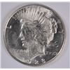Image 1 : 1923-D PEACE SILVER DOLLAR, MS-63+ WHITE