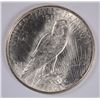 Image 2 : 1923-D PEACE SILVER DOLLAR, MS-63+ WHITE
