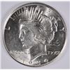 Image 1 : 1934-D PEACE SILVER DOLLAR, MS-64 WHITE, SCARCE