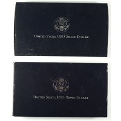 2-1991 USO COMMEM DOLLAR PROOF