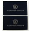 Image 1 : 2-PROOF 1992 WHITE HOUSE COMMEM DOLLARS