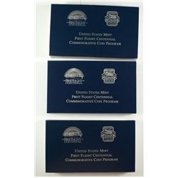 3-2003 FIRST FLIGHT COMMEM DOLLARS (2-BU,1-PF)