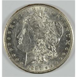 1887-S MORGAN DOLLAR AU