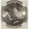 Image 2 : 1923 PEACE SILVER DOLLAR, NGC MS-66 TOUGH!  NICE COIN!