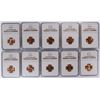 Image 1 : LOT OF (10) 1944-D LINCOLN CENTS NGC MS 66 RD