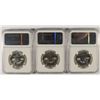 Image 2 : LOT OF ( 3 ) 1963 FRANKLIN HALF DOLLARS, NGC PROOF-66