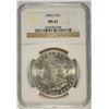 Image 1 : 1890-S MORGAN DOLLAR NGC MS-62