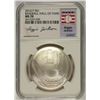 Image 1 : 2014 BASEBALL HALL OF FAME COMMEM SILVER DOLLAR NGC MS-70  REGGIE JACKSON LABEL