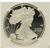 Image 2 : 2012-S AMERICAN SILVER EAGLE, NGC MS-70 ULTRA CAMEO TROLLEY LABEL