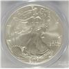 Image 2 : 2007 AMERICAN SILVER EAGLE, PCGS MS-70 PERFECT!