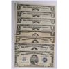 Image 1 : CURRENCY: 4- $1.00 SIL CERT 1957 STAR NOTES UNC; 1953 $5.00 SIL CERT STAR NOTE