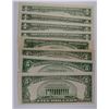 Image 2 : CURRENCY: 4- $1.00 SIL CERT 1957 STAR NOTES UNC; 1953 $5.00 SIL CERT STAR NOTE