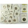 Image 1 : MISC COINS: LIBERTY NICKEL LAST DIGIT IN DATE SCRATCHED OFF; 1943 QUARTER BU,