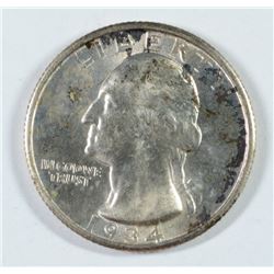 1934 WASHINGTON QUARTER MS64 ORIGINAL