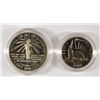 Image 2 : 4-1986 STATUE OF LIBERTY 2 PC COMMEM SET