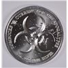 Image 2 : 2019 1 OZT .999 FS (ZOMBUCKS) CURRENCY OF THE APOCALYPSE (STARVING)