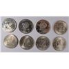 Image 2 : (8) 40% SILVER IKE DOLLARS