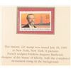 Image 10 : HISTORIC LIBERTY COIN SET: POSTAL COMMEM. SOCIETY, STAMPS AND COINS AS PICTURED