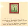 Image 18 : HISTORIC LIBERTY COIN SET: POSTAL COMMEM. SOCIETY, STAMPS AND COINS AS PICTURED