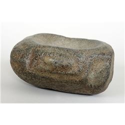 Figural Stone Bowl 8" W. 3 3/4" H. - Phil Thiemer Collection