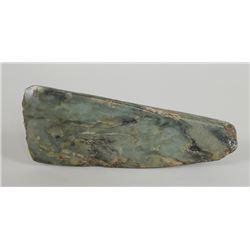 Green Hardstone Adze 6 1/2" L. 2 3/8" W.