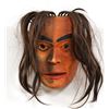 Image 2 : Norman Tait Nisga'a Portrait Mask 1979 8 1/4" H. 6 5/8" W.  Good Condition