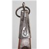 Image 2 : Tlingit Mountain Sheep Horn Spoon ca. 1900 with Incised Raven Design Silver Cap   12 1/2" L. 3" W.  