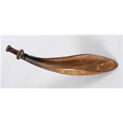 Athabaskan Horn Ladle 8 3/4" L. 2" W.  Good Condition