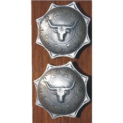 silver loop back steer head