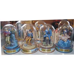 13 hand painted John Wayne  small figures