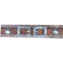 Diablo silver buckles