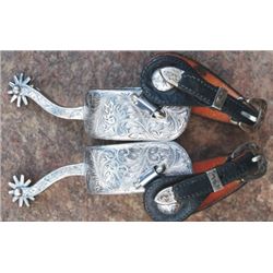 Fleming silver overlaid spurs