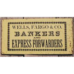 Original Wells Fargo & Co sign