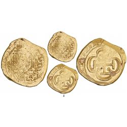 Mexico City, Mexico, cob 8 escudos, 17(14)J, with GRAT in date position on obverse, date above cross