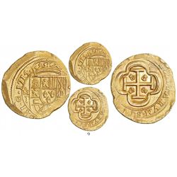 Mexico City, Mexico, cob 8 escudos, 1714J, from the 1715 Fleet, encapsulated NGC MS 63.