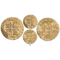 Lima, Peru, cob 8 escudos, 1708H, from the 1715 Fleet.