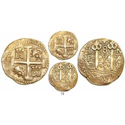Lima, Peru, cob 8 escudos, 1733N.