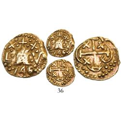 Lima, Peru, cob 1 escudo, 1746/5V.