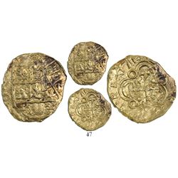 Bogota, Colombia, cob 2 escudos, 1714, full date (rare), from the 1715 Fleet.