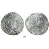 Image 1 : Lima, Peru, cob 4 reales, Philip II, assayer Diego de la Torre, P-4 to left, *-oD to right, Grade 2.