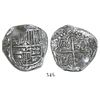 Image 1 : Potosi, Bolivia, cob 4 reales, (16)18T, Grade 1.