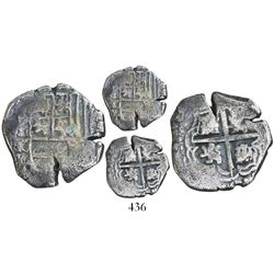 Potosi, Bolivia, cob 1 real, Philip IV, assayer T.